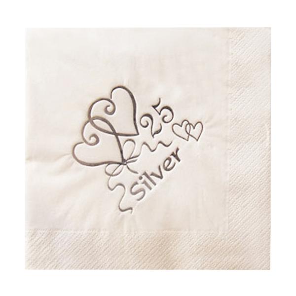 紙ナプキン15枚セット。プリント入り。3枚重ね。サイズ:33cm。NPK Napkins Ltd。