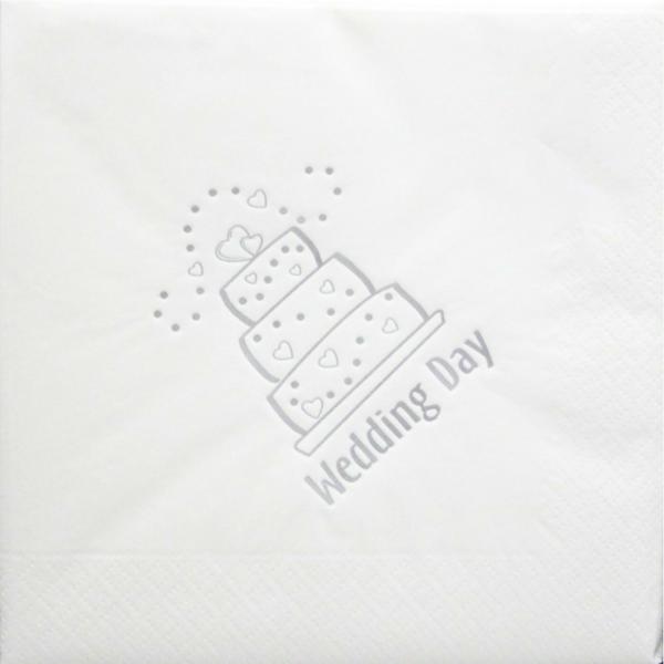 紙ナプキン15枚セット。プリント入り。3枚重ね。サイズ:33cm。NPK Napkins Ltd。
