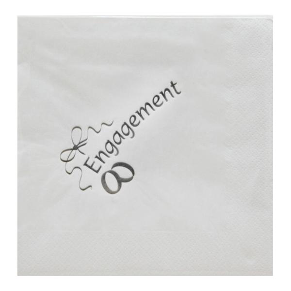 紙ナプキン15枚セット。プリント入り。3枚重ね。サイズ:33cm。NPK Napkins Ltd。