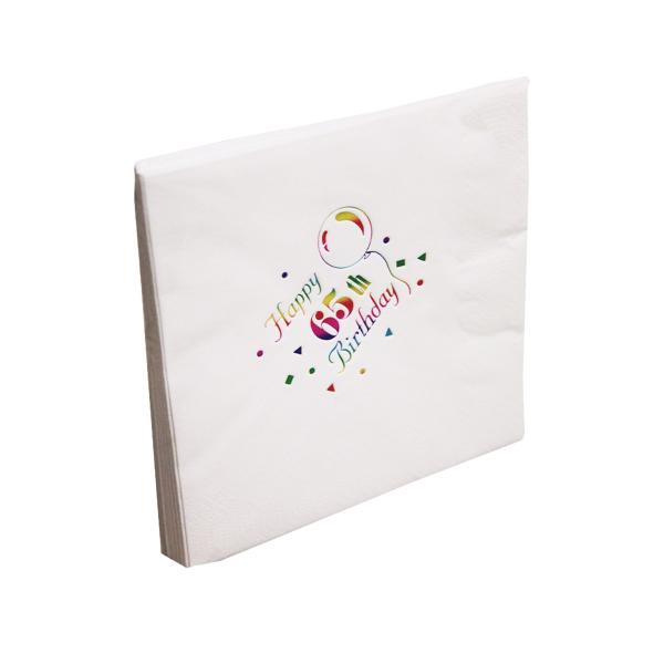 紙ナプキン15枚セット。プリント入り。3枚重ね。サイズ:33cm。NPK Napkins Ltd。