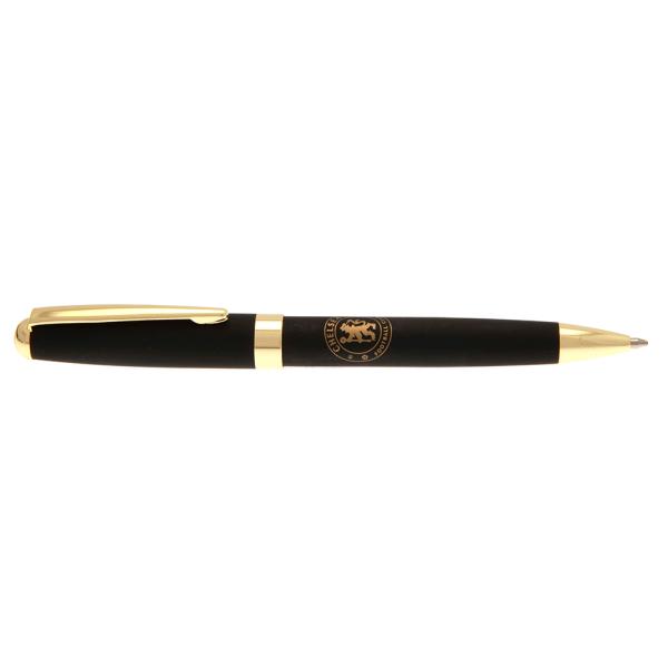 チェルシー フットボールクラブ Chelsea FC オフィシャル商品 ペン ペンケース セット TA10945 (ブラック/ゴールド)
