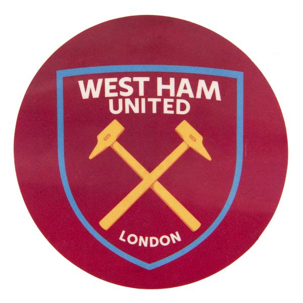 ウェストハム・ユナイテッド フットボールクラブ West Ham United FC オフィシャル商品 クレスト カーアクセサリー