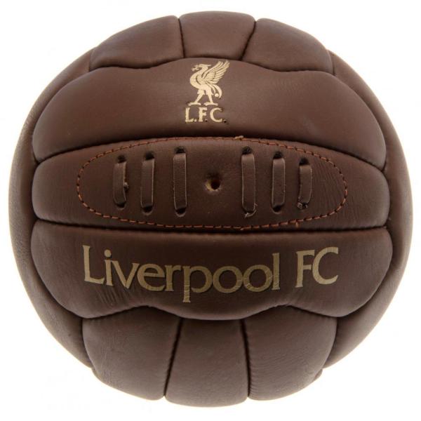 リバプール・フットボールクラブ Liverpool FC オフィシャル商品 レトロ ヘリテージ サッカーボール TA1150 (ブラウ