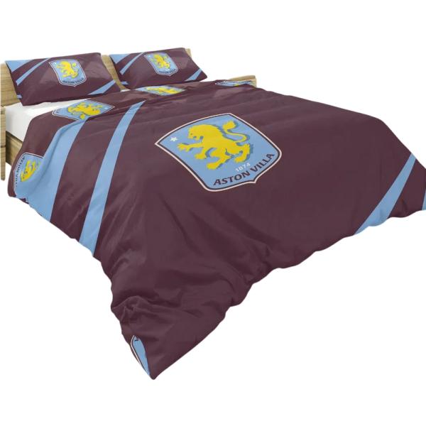 アストン・ヴィラ フットボールクラブ Aston Villa FC オフィシャル商品 リバーシブル クレスト 掛け布団カバー・