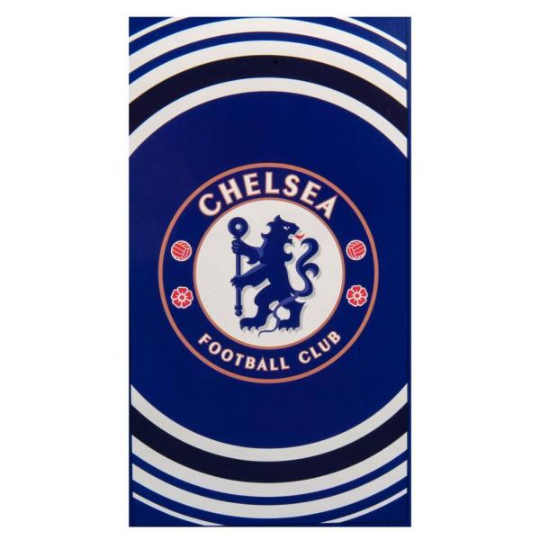 チェルシー フットボールクラブ Chelsea FC オフィシャル商品 ビーチタオル バスタオル TA4717 (ブルー)