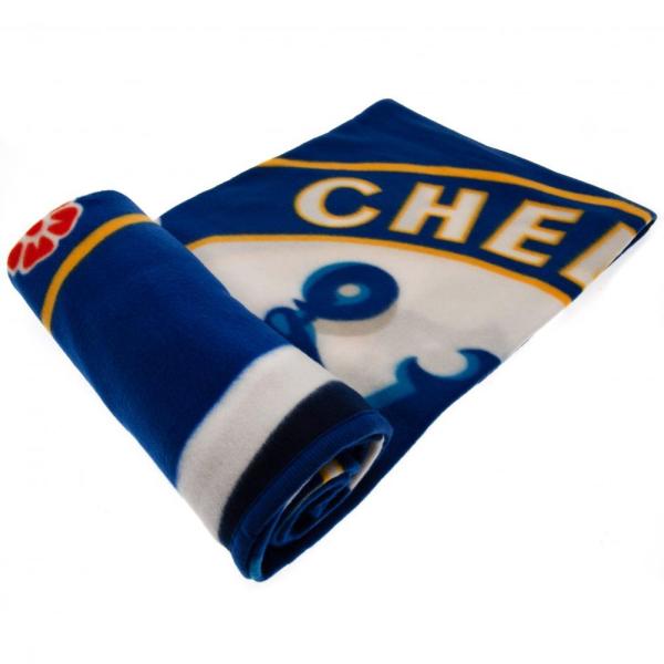 チェルシー フットボールクラブ Chelsea FC オフィシャル商品 フリースブランケット 毛布 TA9197 (ロイヤルブルー/