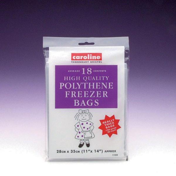 (キャロライン) Caroline フリーザーバッグ 冷凍 保存用 袋 クッキング 調理 キッチン用品 11 x 14'' 18pk 1122 (18枚) WI3