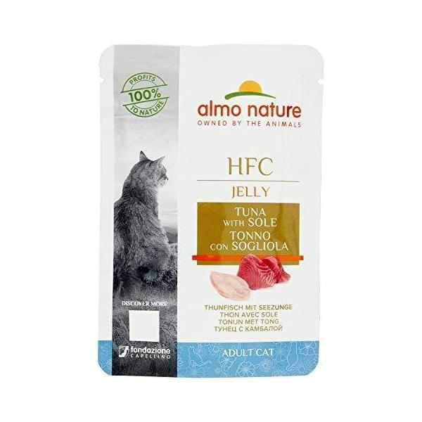 アルモネイチャー 猫用 まぐろと舌平目・ジェリー 55g 成猫用 キャット
