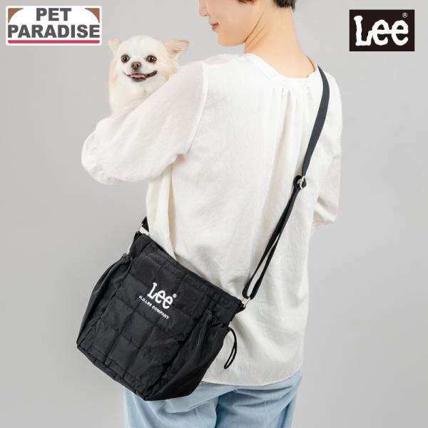 お散歩 バッグ Lee ショルダー 斜めがけ キャラクター グッズ マナーポーチ お出かけ スクエアキルティング