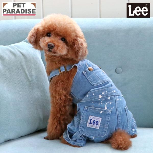 Lee（リー） 犬 服 春 ペイント デニム オーバーオール 小型犬