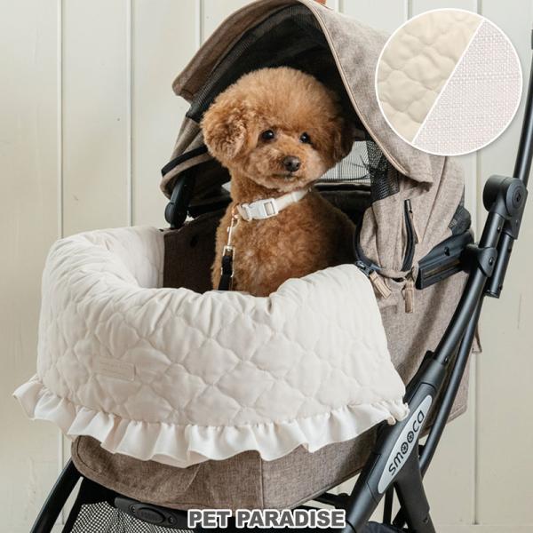 ■素材/ポリエステル100%■お洗濯/手洗いでお願いします(中性洗剤使用 形を整えて干す 弱く絞る)■特徴* バスケットの座面にクッションを敷き、顎乗せカバーを縁に掛けてください。★HOTキーワード★犬 ペット カート バギーカー キャリー...