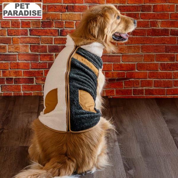 PET PARADISE（ペットパラダイス） 犬 服 冬 切替 ジップアップ ボア