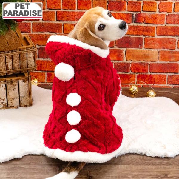 PET PARADISE（ペットパラダイス） 犬 服 冬 なりきり サンタ ポンチョ