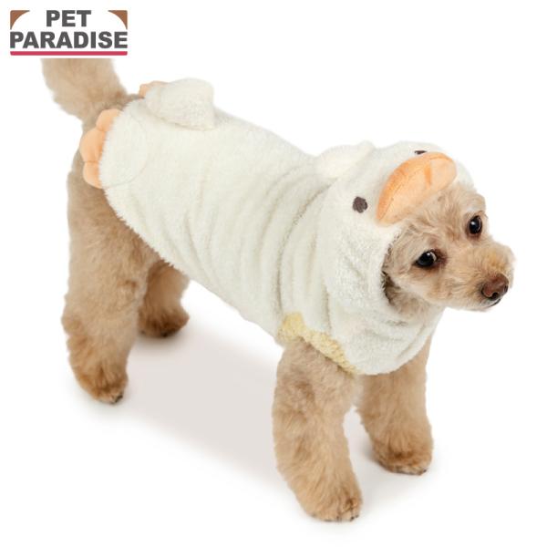 アルパカ100% 犬用の服 ホワイト ペット用品 pet-para_918-41400