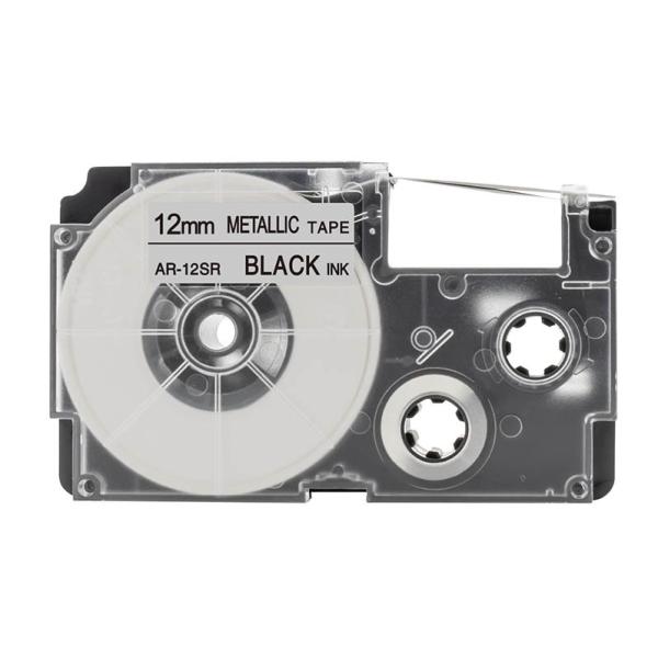 ★高品質なのに低価格！★裏紙の中央にスリット（切込み）が入っているのではがしやすい！CASIO NameLand 用互換テープカセットテープ幅　：12ｍｍテープ長さ：8ｍ※メーカー純正品ではありませんが、高品質で問題なく使用できます。純正品...