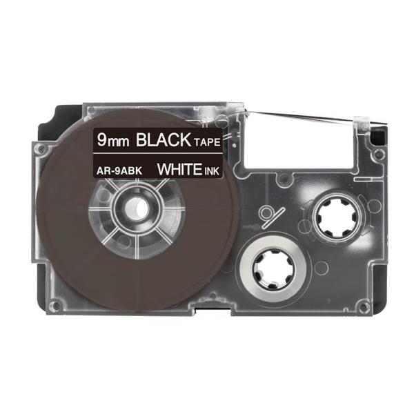 ★高品質なのに低価格！★裏紙の中央にスリット（切込み）が入っているのではがしやすい！CASIO NameLand 用互換テープカセットテープ幅　：9ｍｍテープ長さ：8ｍ※メーカー純正品ではありませんが、高品質で問題なく使用できます。純正品に...