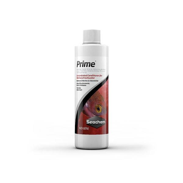 【飼育用品・添加剤】 シーケム プライム 50ml 水質調整剤  中和 コンディショナー　カルキ抜き 【カルキ抜き】