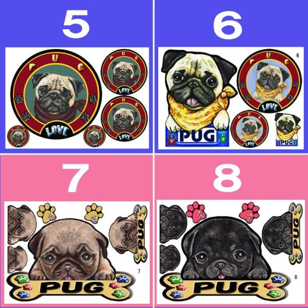 犬 ステッカー パグ シール 可愛い 車 壁 玄関 オーダー 鼻ぺちゃ犬 ぺちゃ ペチャ ブヒ ぶひ オリジナル グッズ ドッグ イラスト シルエット かわいい Buyee Buyee Japanese Proxy Service Buy From Japan Bot Online