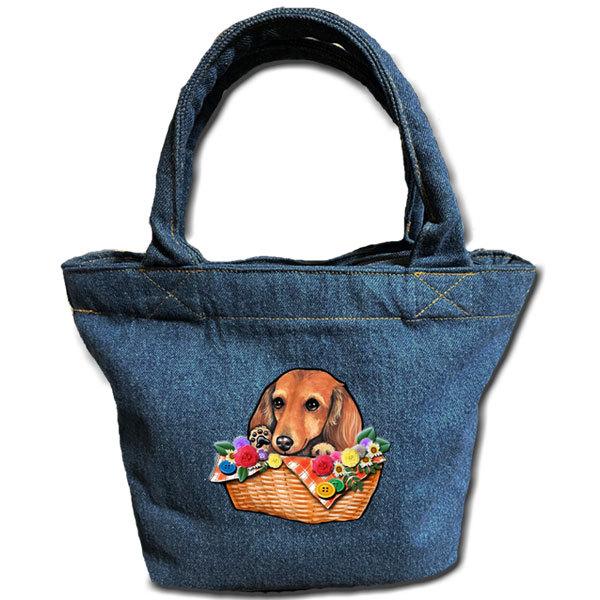ゆきんこ様オーダーお散歩バッグ うちの子バッグ デニムリメイクバッグ