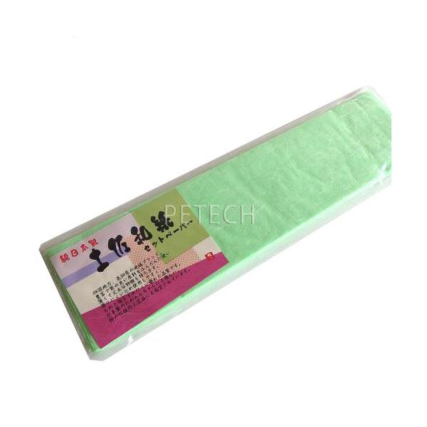 純日本製 土佐和紙セットペーパー 若竹色 50枚入り 【メール便対応