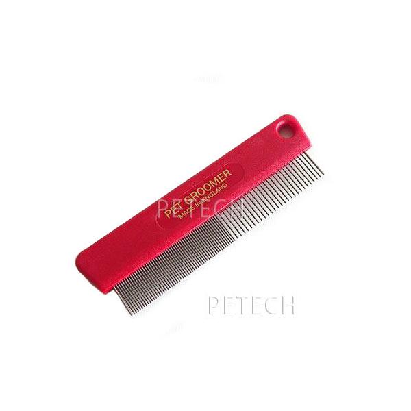 ペットグルーマー のみとりコーム（両目）ペット トリミング 犬 猫 蚤 くし コーム 櫛 ブラシ　【メール便対応】　★