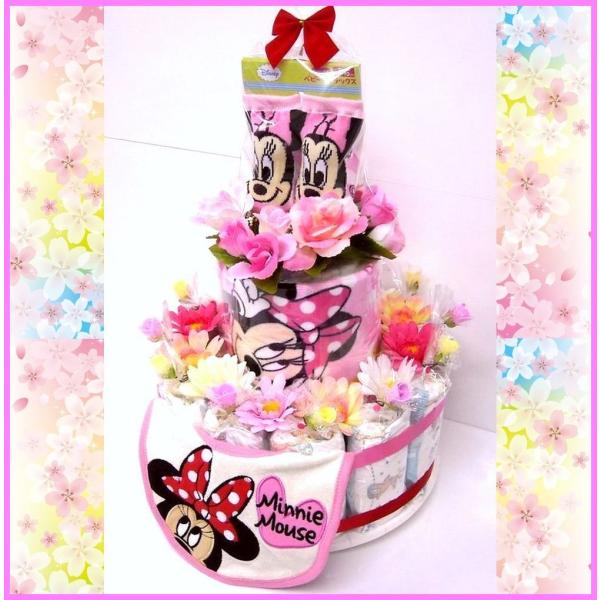 出産祝い おむつケーキ オムツケーキ 人気商品 買い得 可愛いくって人気の ２段おむつケーキ ディズニーr 女の子用ミニー おむつ３０枚使用の豪華版 Buyee Buyee Japanese Proxy Service Buy From Japan Bot Online