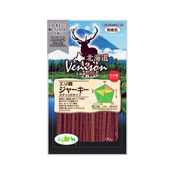 他サイト： ◇アスク 北海道ベニスンエゾ鹿ジャーキースティック150gの商品画像