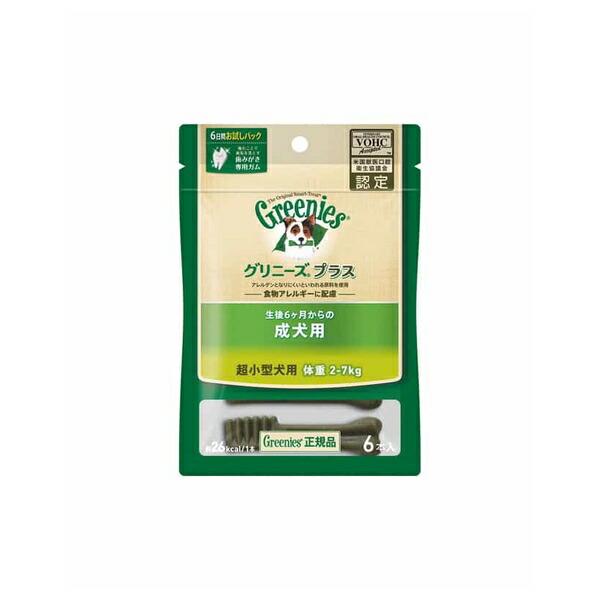 他サイト： ◇マースジャパンリミテッド ペット専門店(グリニーズ) グリニーズ プラス 成犬用 超小型犬用2-7kg 6本入りの商品画像