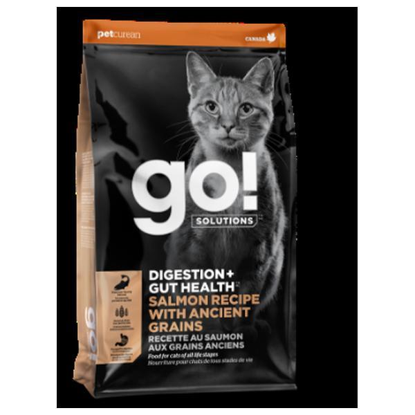 他サイト： グローバルペットニュートリション GO!SOLUTIONS 消化+腸の健康ケア サーモンキャット 500g [4573160558163]の商品画像