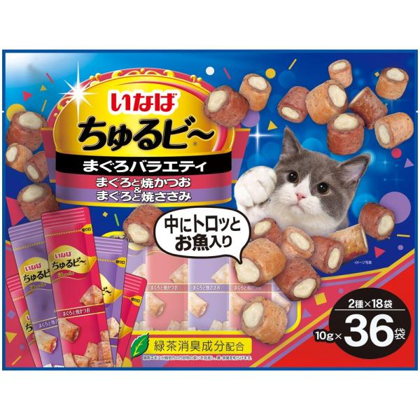 他サイト： ◇いなばペットフード いなば ちゅるビー まぐろバラエティ36Pの商品画像