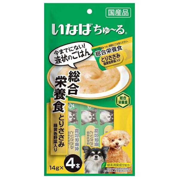 いなば 犬用ちゅ~る 総合栄養食 とりささみ 野菜入り( * )