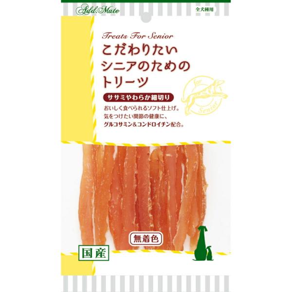他サイト： ◇ペティオプロ こだわりたいシニアのためのトリーツ ササミやわらか 細切り40gの商品画像