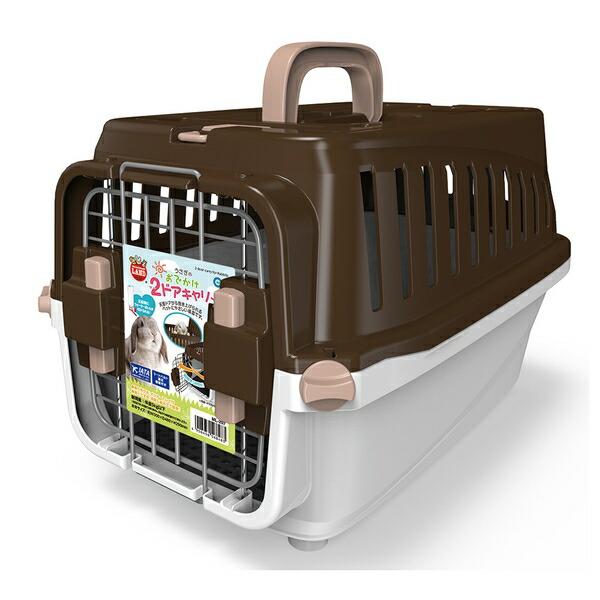 他サイト： ◇マルカン うさぎのおでかけ2ドアキャリー  ML207の商品画像