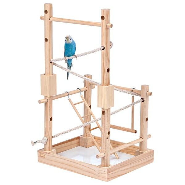 他サイト： ◇マルカン 小鳥の箱庭アスレチック支柱拡張セット  MLP-135の商品画像