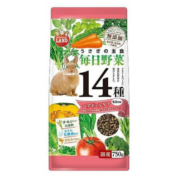 他サイト： ◇マルカン ML-524うさぎの毎日野菜14種ヘアボールケア750gの商品画像