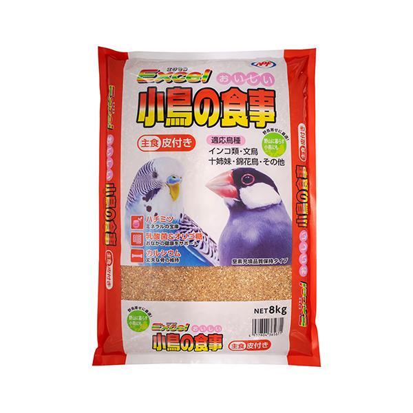 他サイト： ◇ナチュラルペットフーズ エクセルおいしい小鳥の食事皮付き8kgの商品画像