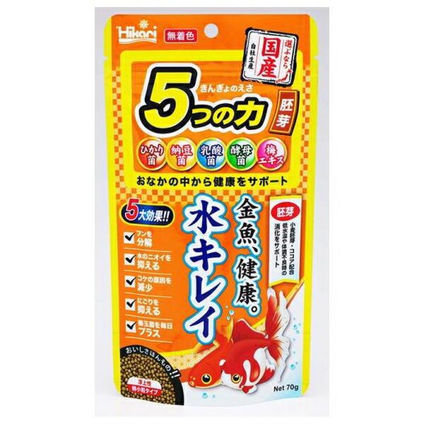 ◇キョーリン きんぎょのえさ5つの力胚芽 70g : ペット