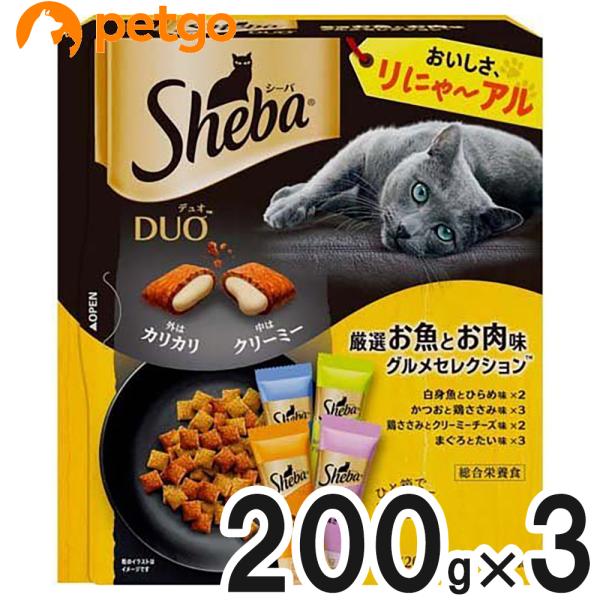 他サイト： シーバ デュオ 厳選お魚とお肉味グルメセレクション 200g×3【まとめ買い】の商品画像