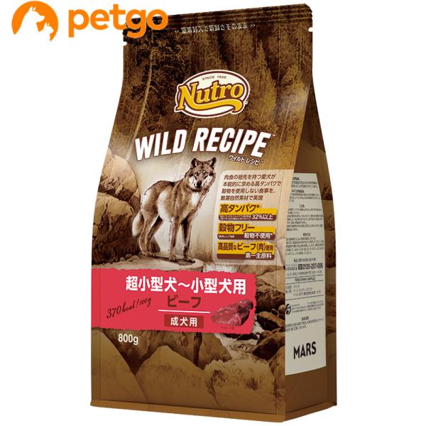 愛犬が本能的に求める高タンパクで穀物を使わない食事。高品質なビーフ（肉）を第一主原料に使用し、穀物が苦手な愛犬の健康維持と消化吸収に配慮。