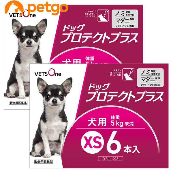 【2箱セット】ベッツワン ドッグプロテクトプラス 犬用 XS 5kg未満 6本 (動物用医薬品)