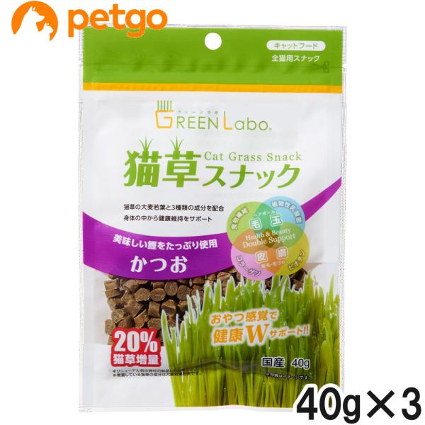他サイト： エイムクリエイツ 猫草スナックかつお味 40g×3個【まとめ買い】の商品画像
