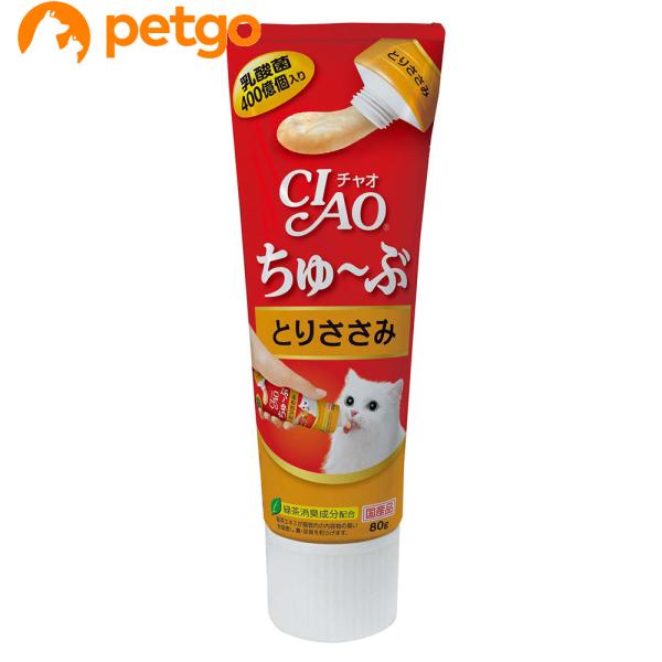 Ciao キャットフードおやつ 80g いなばペットフード CIAO(チャオ) ちゅ〜ぶ とりささみ 80g