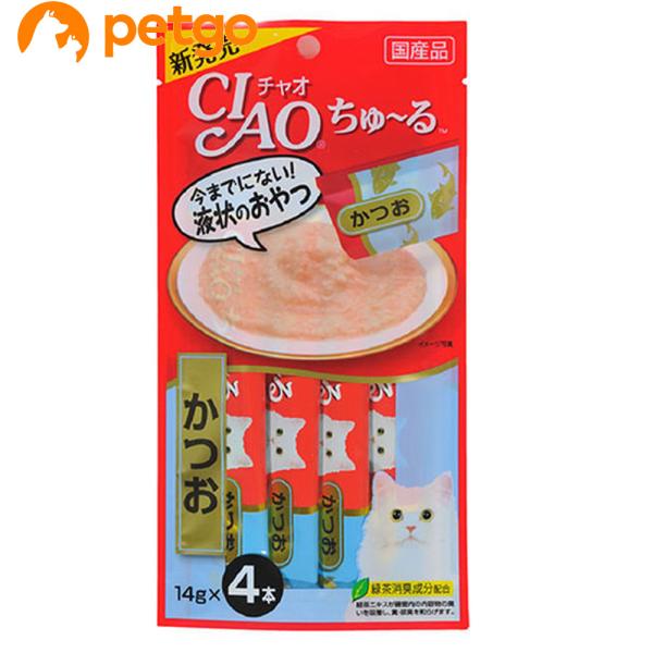 いなばペットフード CIAO(チャオ) ちゅ〜る かつお 4本入り