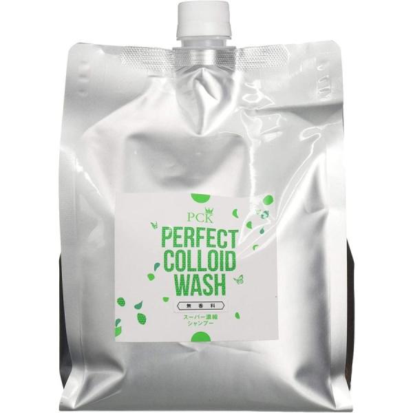 【送料無料・ミドリ園】PCK　パーフェクト コロイド ウォッシュ シャンプー　スーパー濃縮タイプ　無香料　1800ml