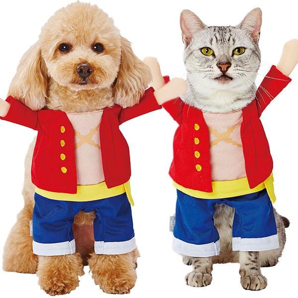 犬服 猫服 ワンピース One Piece 変身着ぐるみウェア ルフィ M ペティオ Petio 超小型犬 小型犬 キャラペティ Petio Online Shop ヤフー店 通販 Yahoo ショッピング