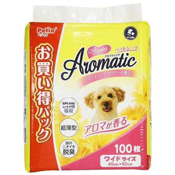 ペティオ 犬 猫 エアセレブアロマティックペットシーツ ワイド100枚お買い得パック Petio W Petio Online Shop ヤフー店 通販 Yahoo ショッピング
