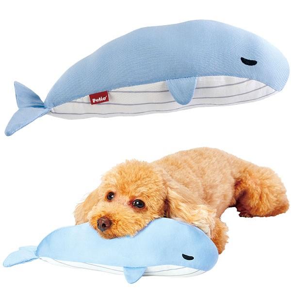 犬 猫 ベッド あご枕 ペティオ Petio ひんやりtoyあごまくら クジラ 猫 超小型犬 小型犬 接触冷感 ぬいぐるみ W Petio Online Shop ヤフー店 通販 Yahoo ショッピング