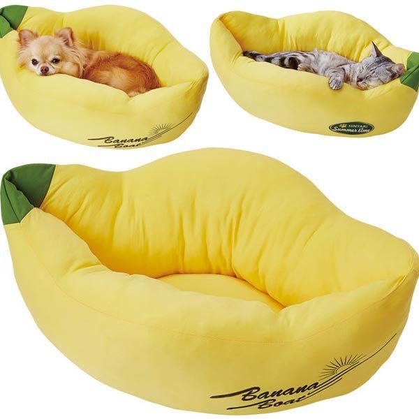 犬猫用ベッド おしゃれ ペティオ Petio ひんやりサマーベッド バナナボート 夏 クール 超小型犬 小型犬 全猫種 接触冷感 W Petio Online Shop ヤフー店 通販 Yahoo ショッピング