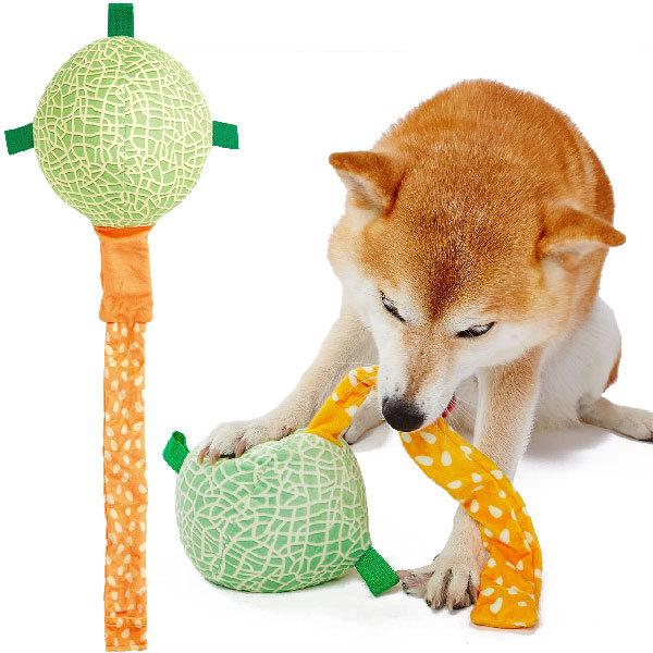 犬用おもちゃ ペティオ Petio びよ ん フルーツ メロン 小型犬 中型犬 布地 W Petio Online Shop ヤフー店 通販 Yahoo ショッピング