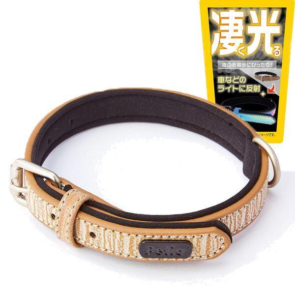 Petio（ペティオ） 犬用首輪 超小型犬用 フラッシュカラー SS レザー